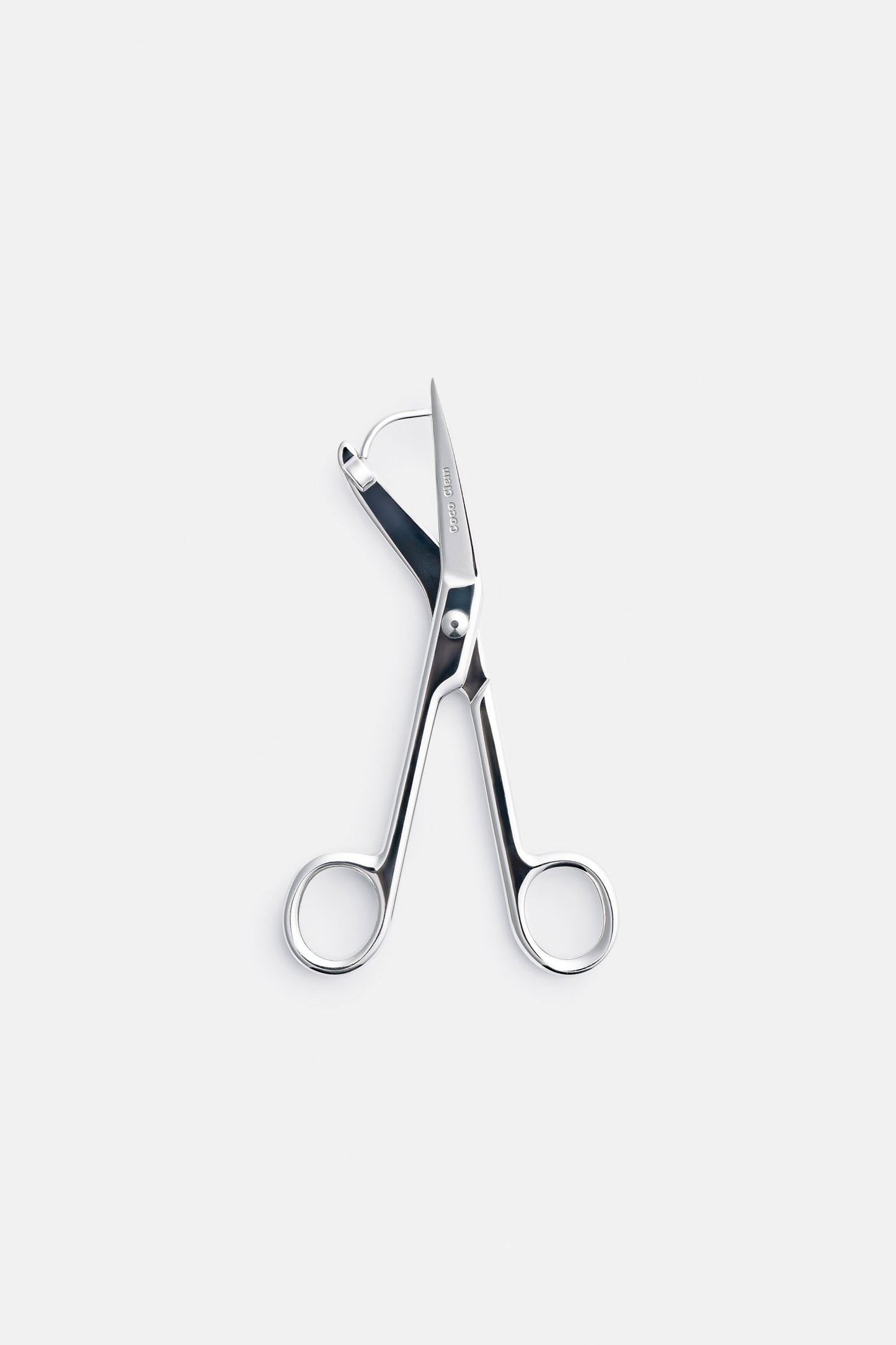 Bandage Scissors Earring in Silver