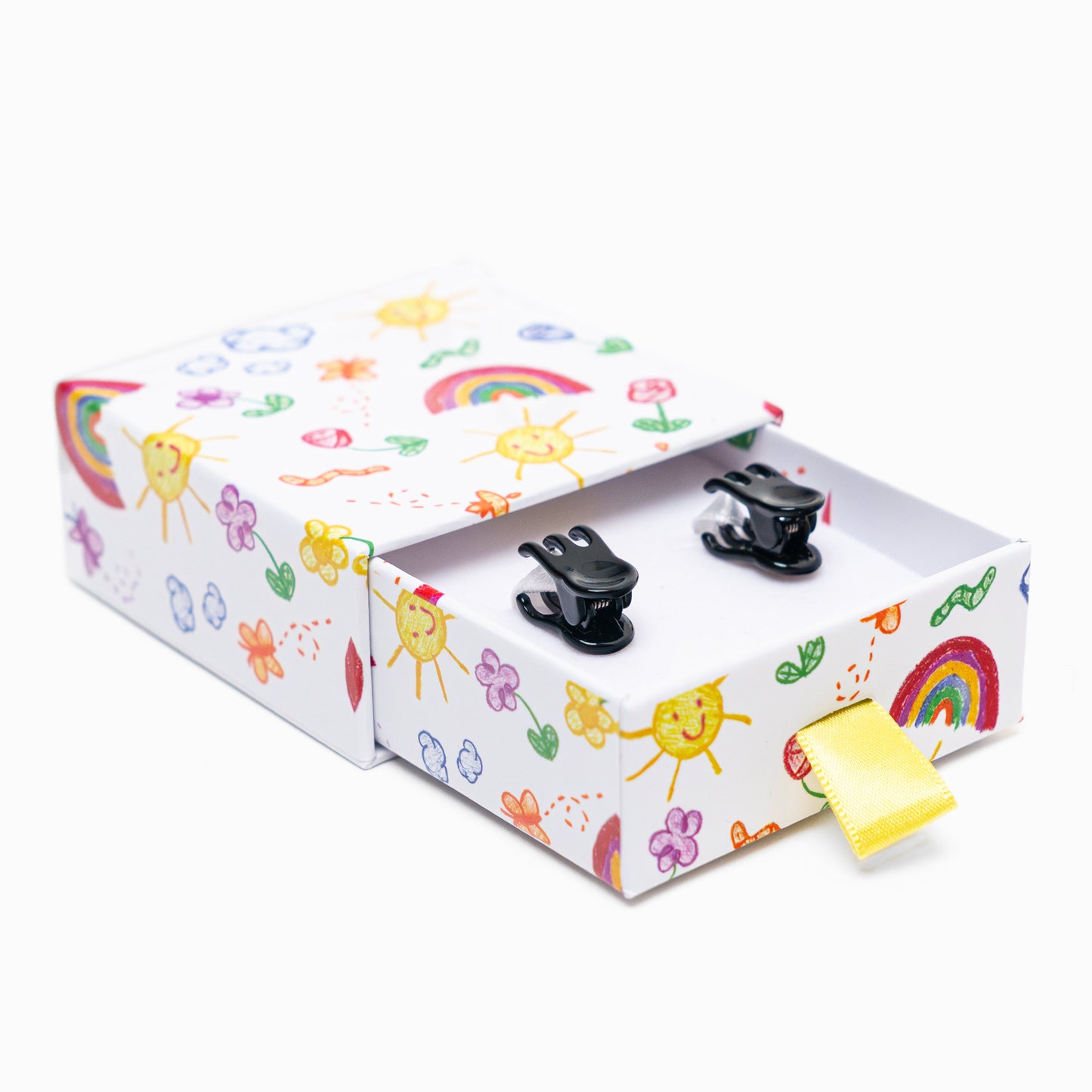 Mini Claw Clip Hoops in Blackberry