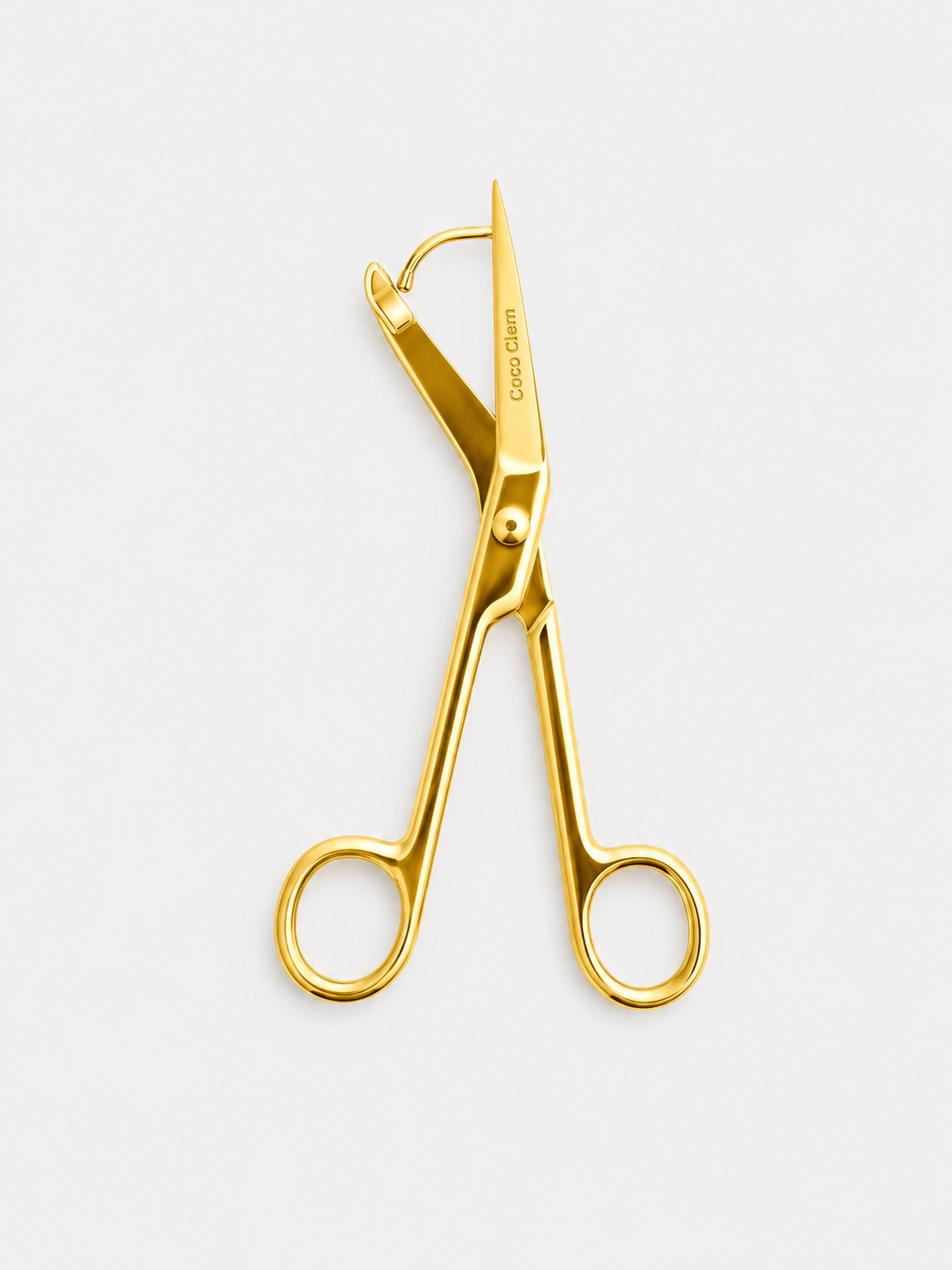 Bandage Scissors Earring in Gold