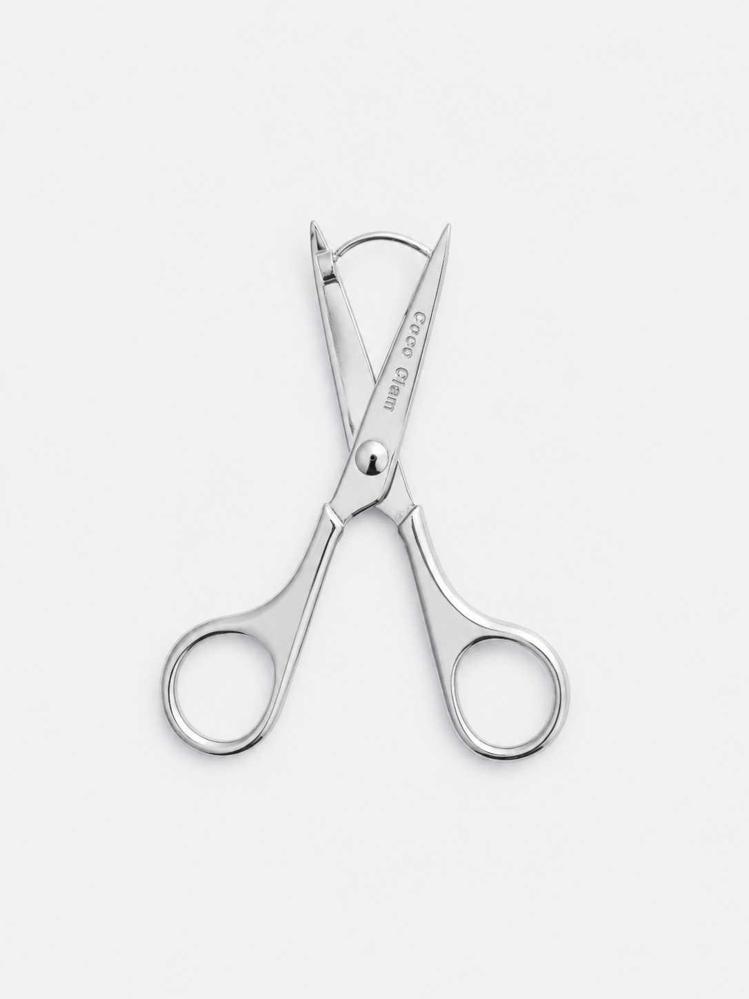 Scissor Earrings in Silver