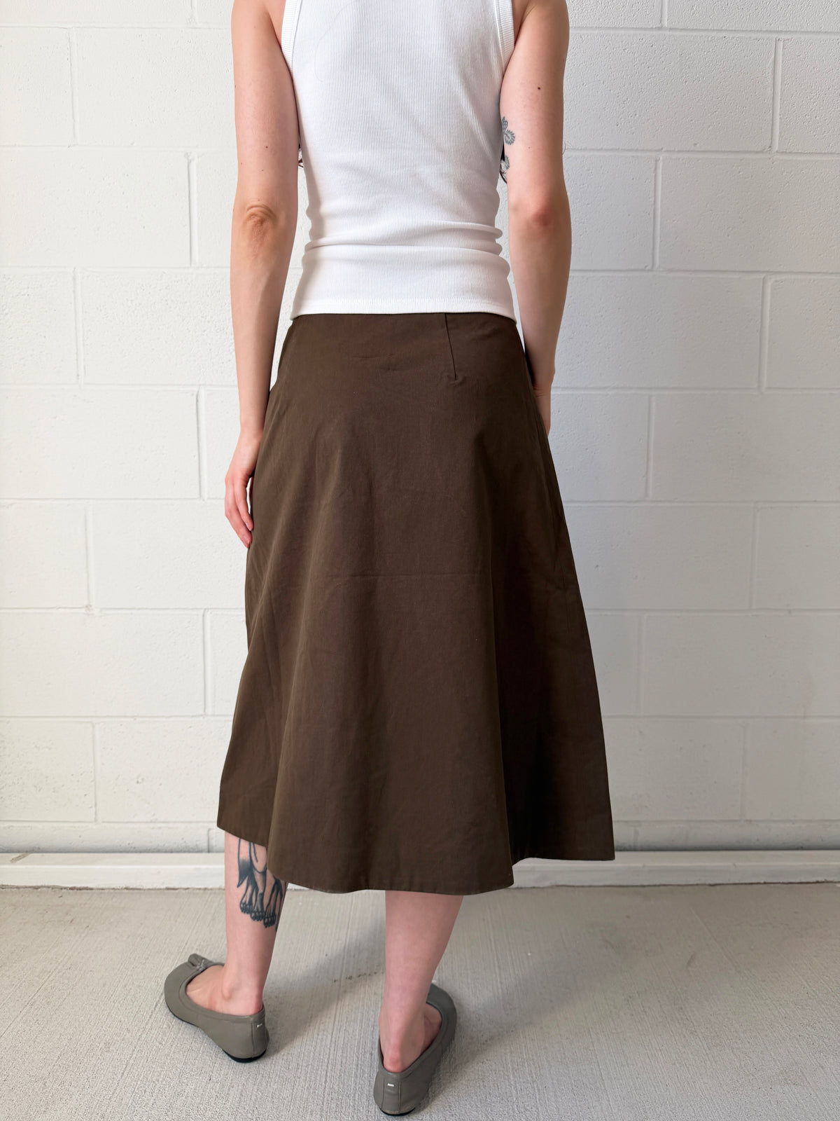 Midi Scissor Skirt