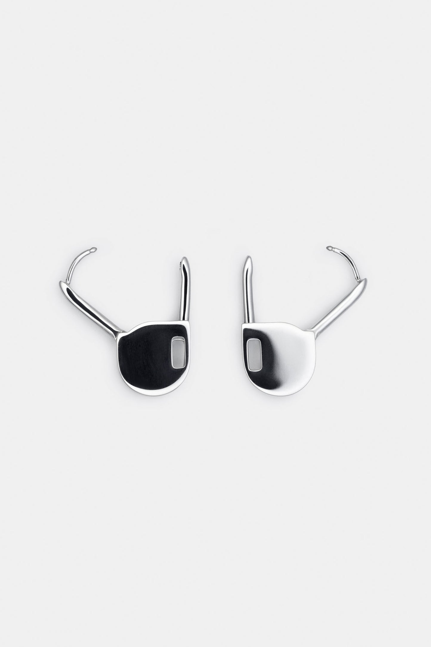 Stitch Marker Earring in Silver