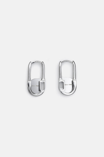 Stitch Marker Earring in Silver