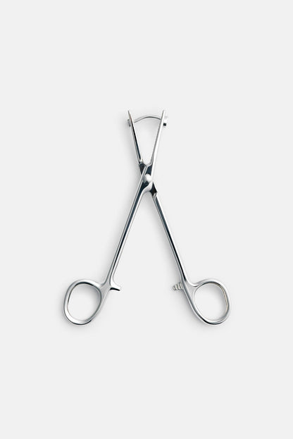 Hemostat Earrings in Silver