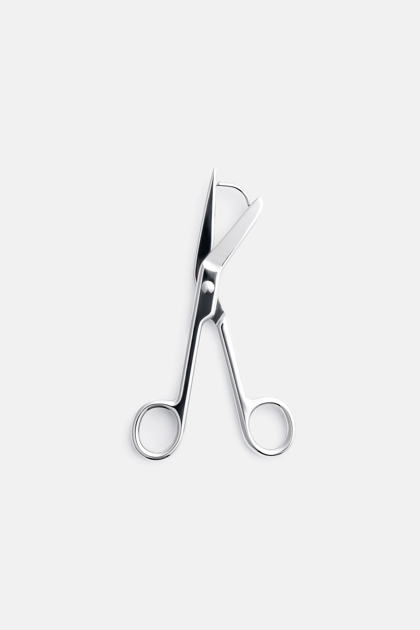 Bandage Scissors Earring in Silver