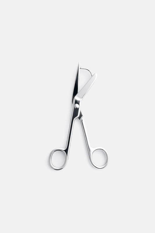 Bandage Scissors Earring in Silver