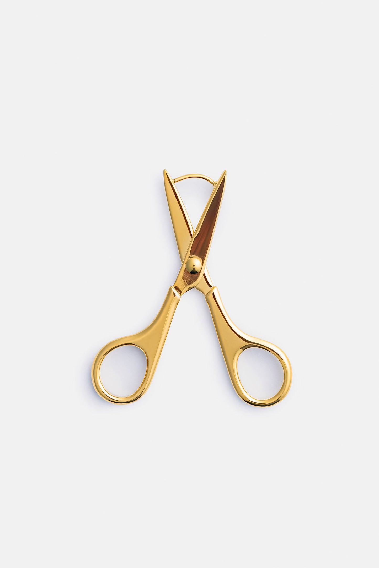 Scissor Earrings in Gold