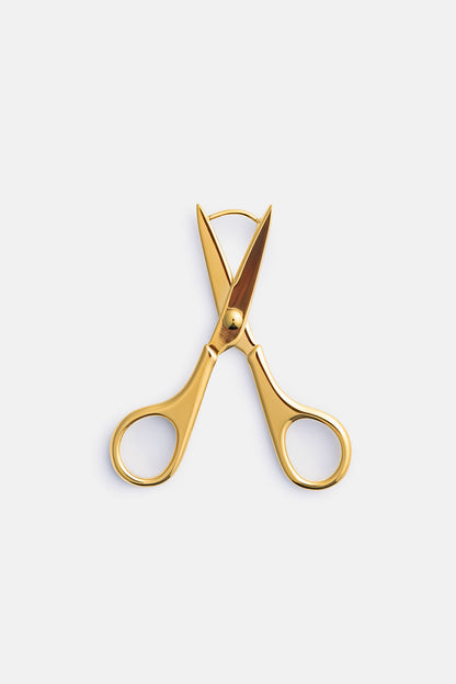 Scissor Earrings in Gold