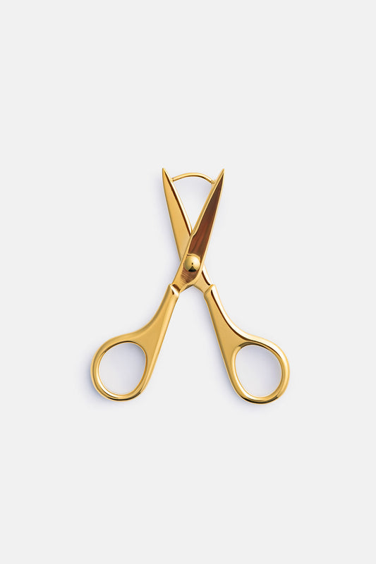 Scissor Earrings in Gold