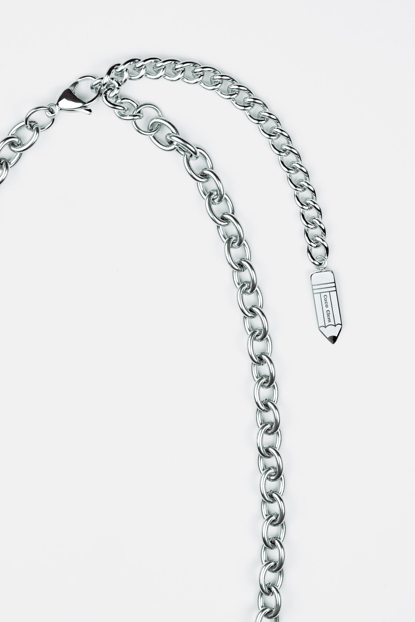 Scissor Necklace in Silver