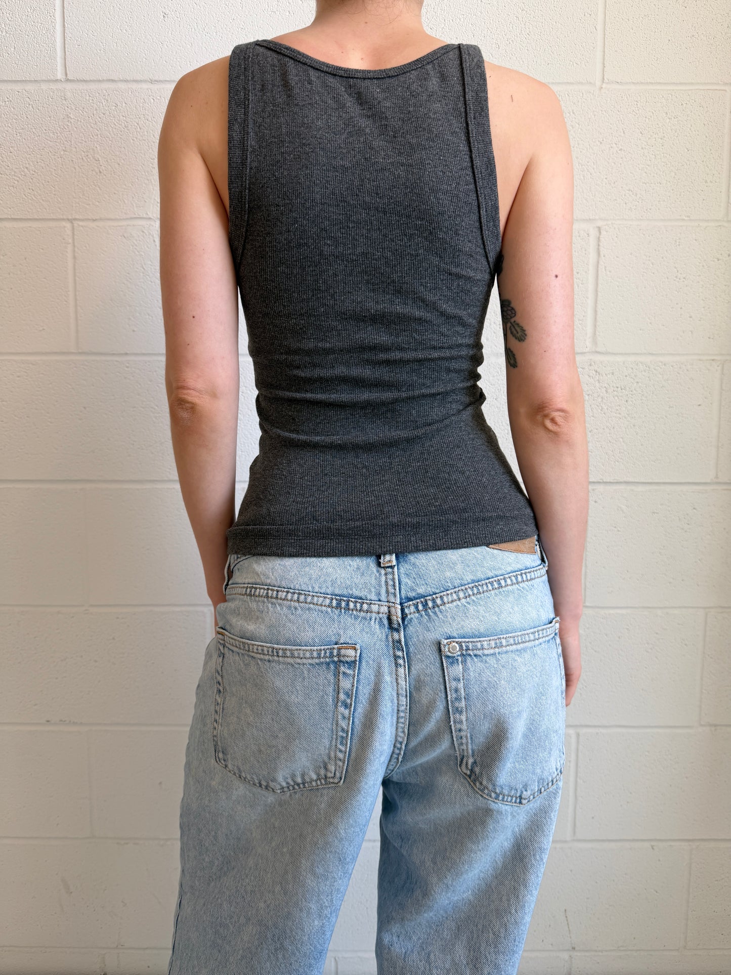 Carabiner Tank Top in Slate