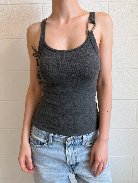 Carabiner Tank Top in Slate