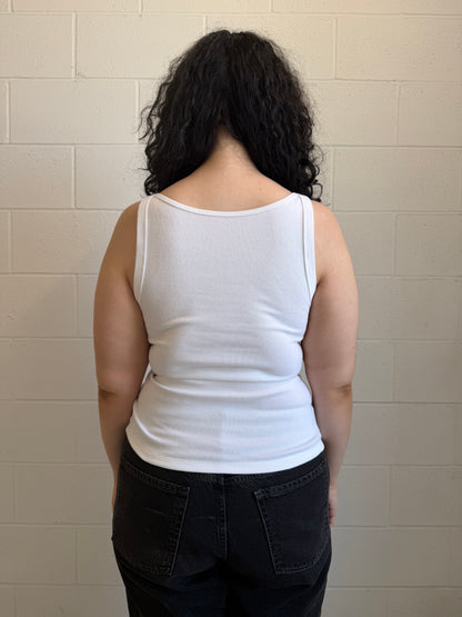 Carabiner Tank Top in Chalk