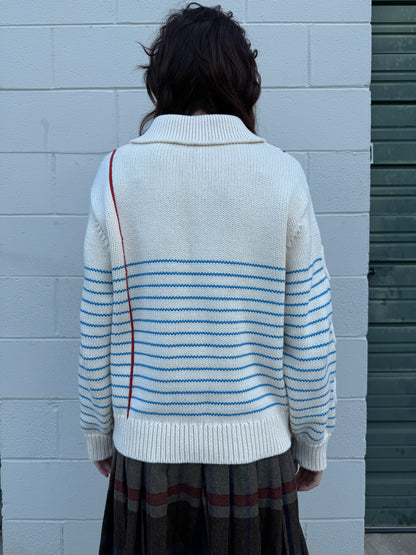 Sheet of Paper Knit Sweater