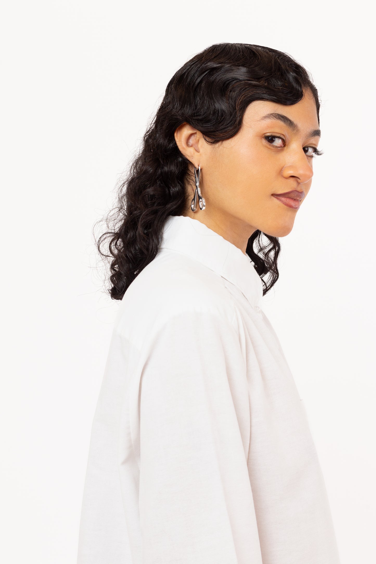 Scissor Earrings in Silver