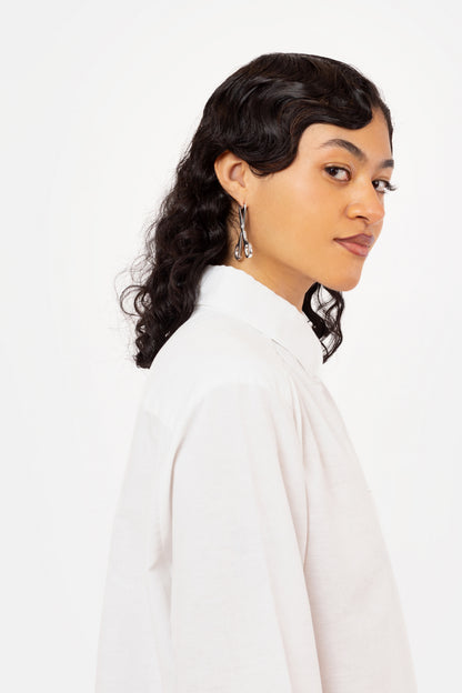 Scissor Earrings in Silver