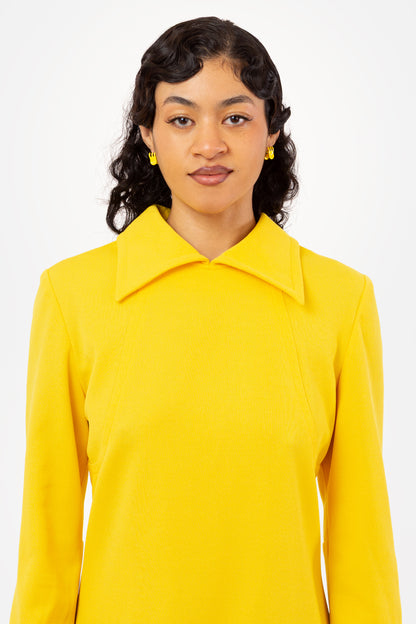Mini Claw Clip Hoops in Lemon