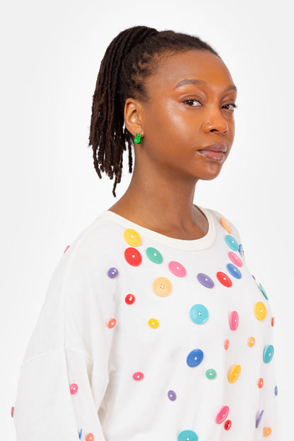 Mini Claw Clip Hoops in Lime