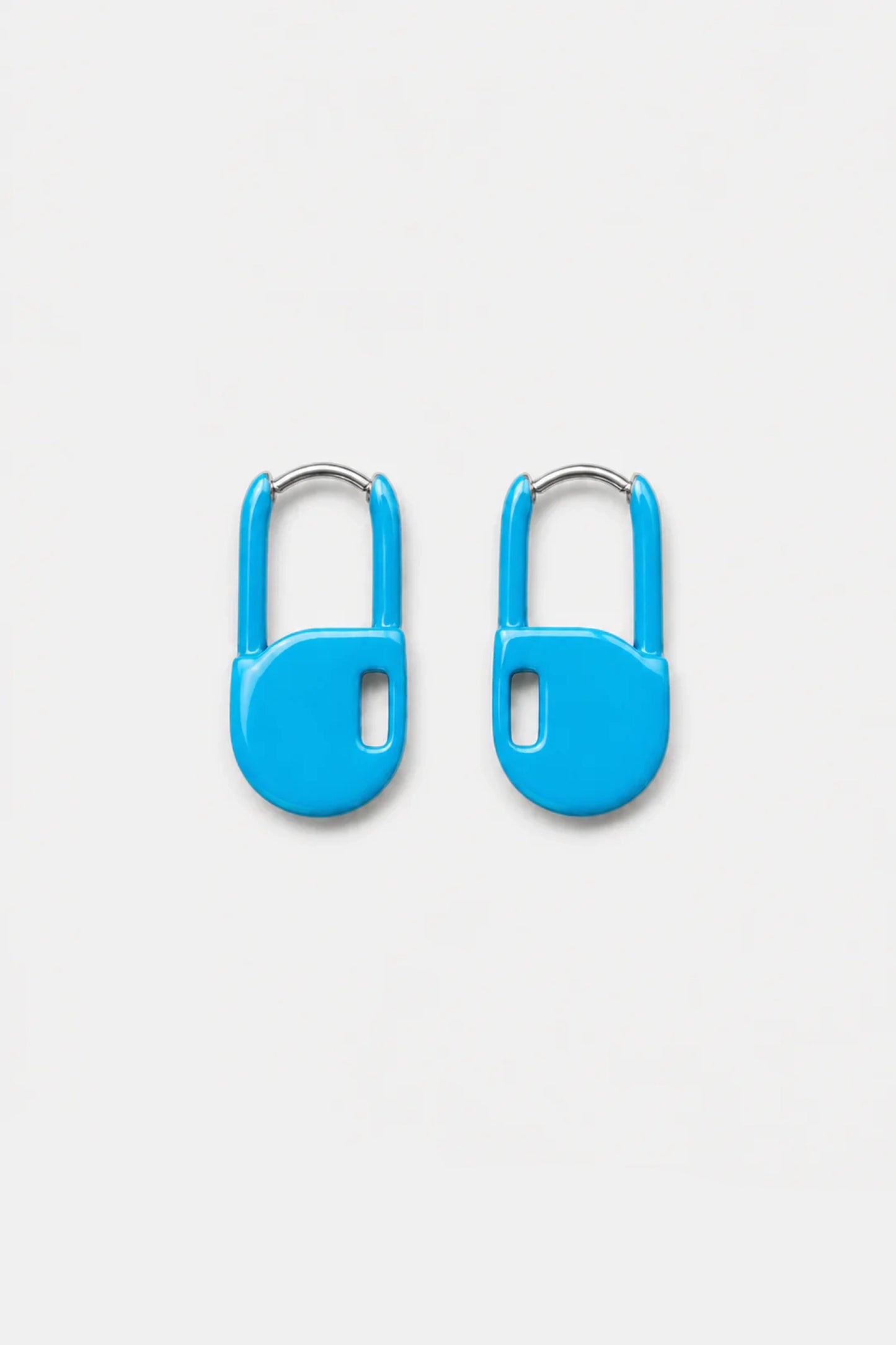 Stitch Marker Earrings in Blueberry