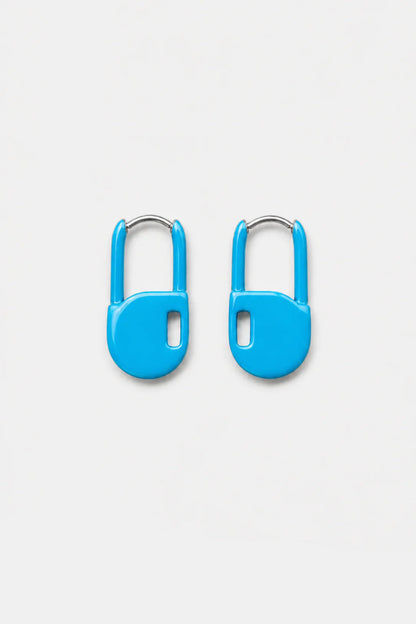 Stitch Marker Earrings in Blueberry