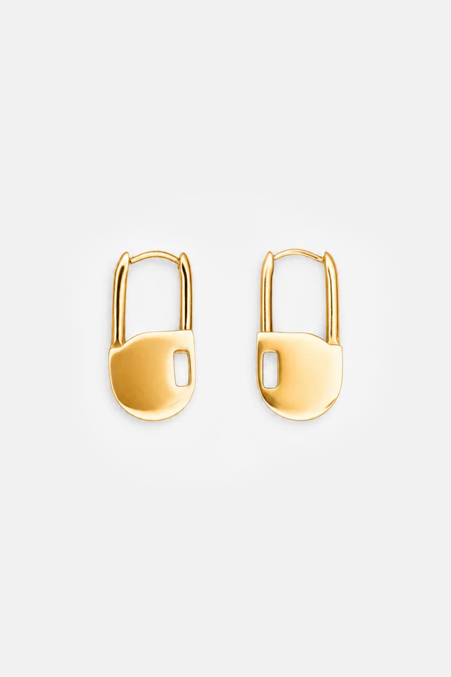 Stitch Marker Earrings in Gold