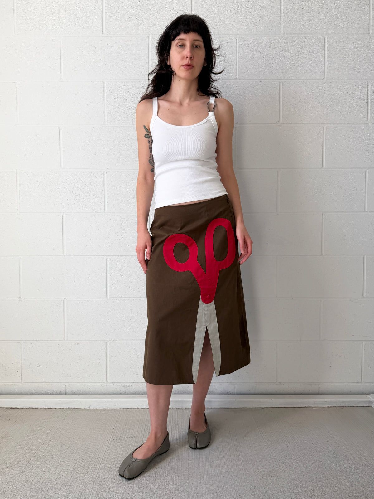 Midi Scissor Skirt