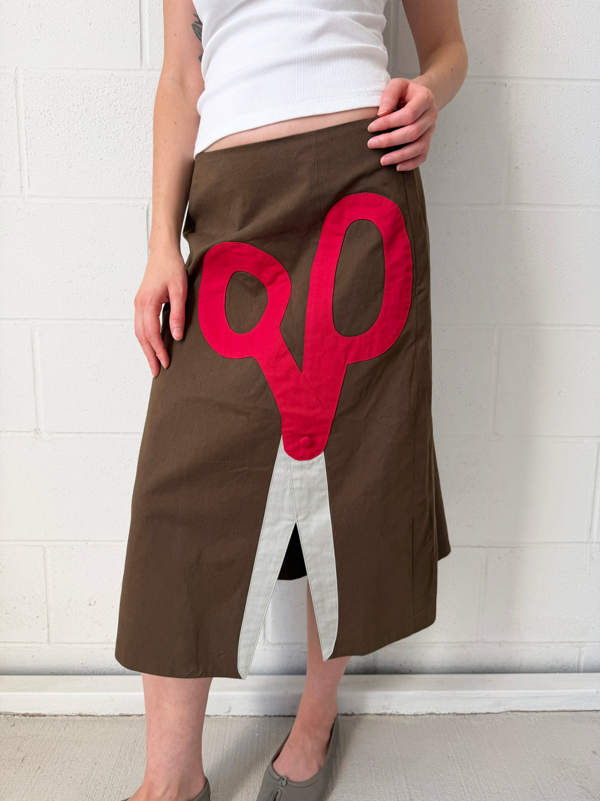 Midi Scissor Skirt