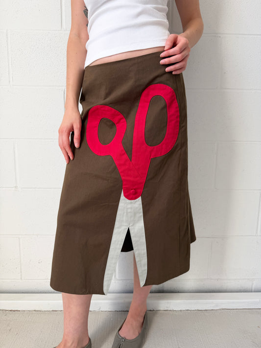 Midi Scissor Skirt