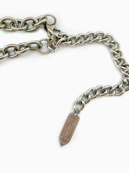 Scissor Necklace in Silver