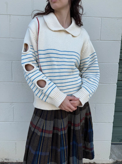 Sheet of Paper Knit Sweater