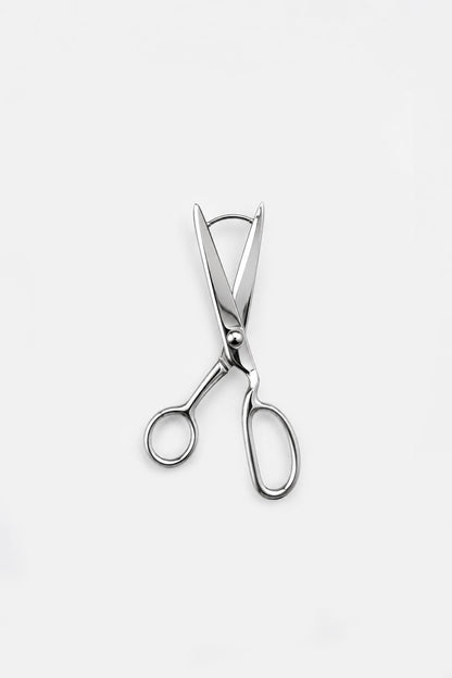 Sewing Shear Earrings in Silver